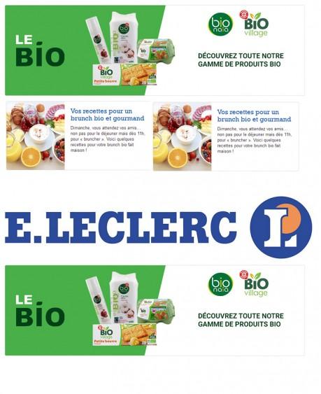 Publicidade L. Leclerc Bio | Publicidade L. Leclerc Bio