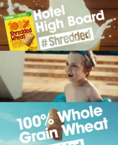Publicidade Nestlé Shredded Wheat