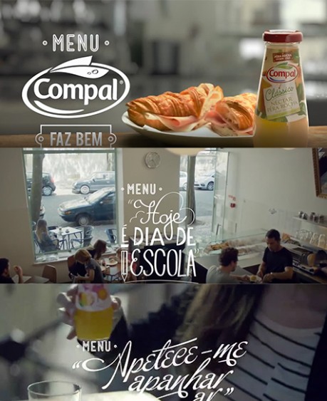 Publicidade Compal Menu
